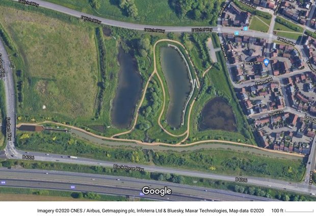 map of the lakes area of the&nbsp;race&nbsp;route