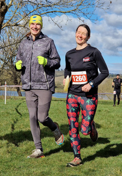 This photo is of Inigo Surguy and Michelle Reid. It was taken by Racing Line Running