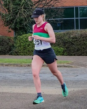 This photo is of Rosie Weston. It was taken by Banbury Harriers