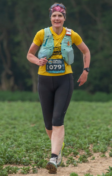 This photo is of Liz O'Farrell. It was taken by Jason Clark and @runawayracing
