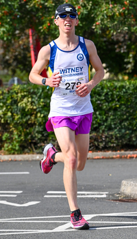 This photo is of Matthew Lock. It was taken by Witney Road Runners
