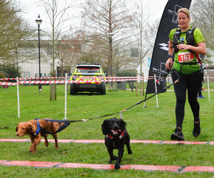 This photo is of Jennifer Holmes. It was taken by Racing Line Running